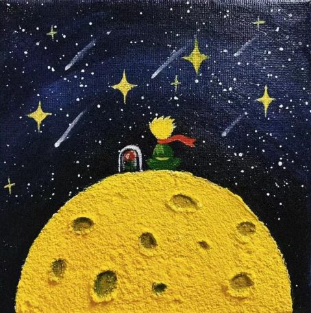 apéro peinture en relief le petit prince
