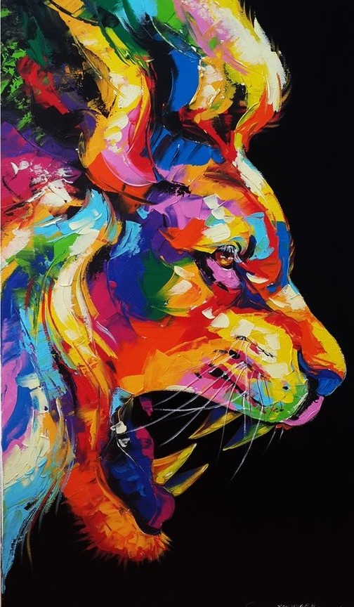 apéro peinture au couteau lion 27 novembre