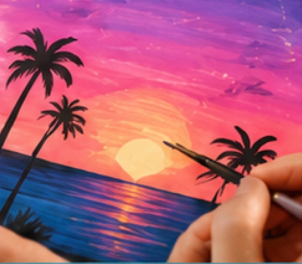 paint your sunset 16 juillet