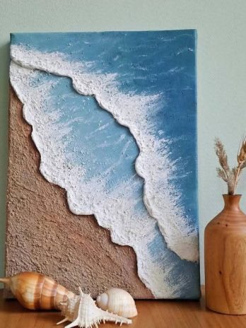 Apéro peinture au couteau : Sea & Sand