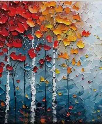 Apéro peinture au couteau : Balade en forêt