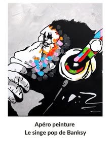 Apéro peinture : le singe pop de Banksy