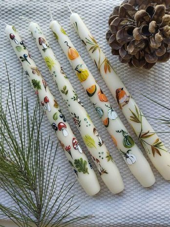 Apéro peinture sur bougies