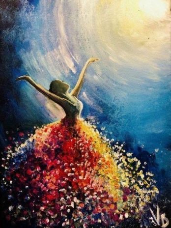 Apéro peinture : Danseuse au clair de lune
